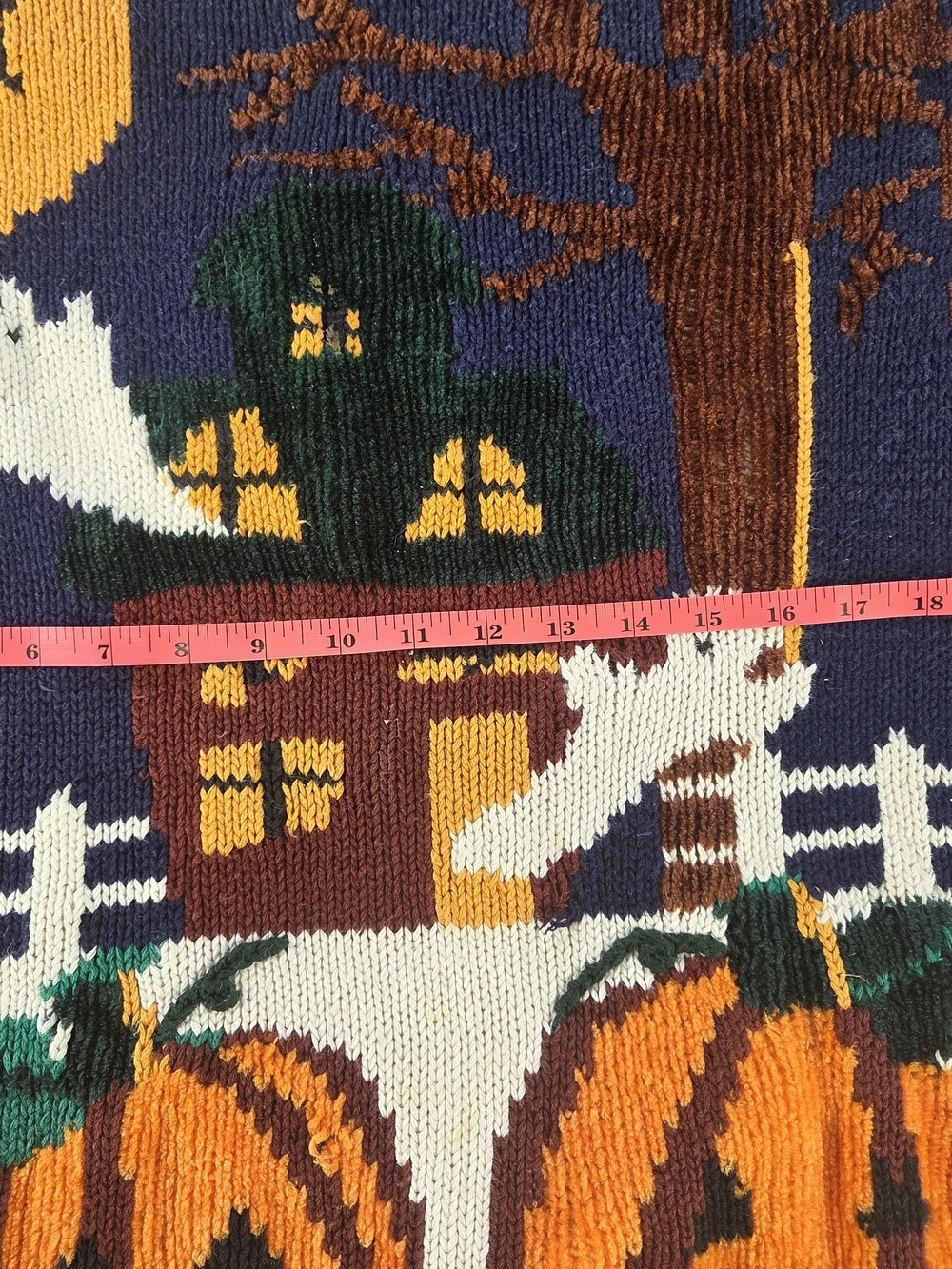 Vintage Nuggets Halloween Haunted House Sweater M - Picture 7 of 9
